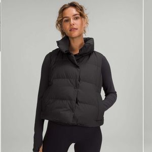 NWT Lululemon Transformable Parka Vest Wunder Puff 8 Black
